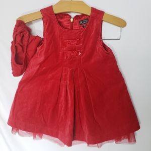 Sold🌿 The Children's place velvet dress, perfect for the holidays